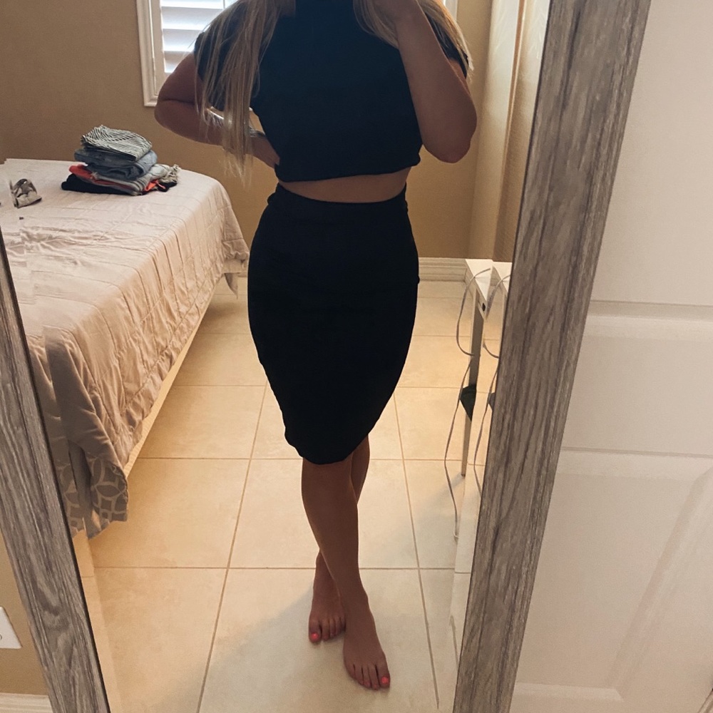 Velvet Black Skirt